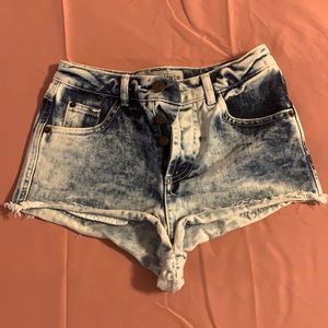 Topshop sx 24 (US 0) Denim shorts